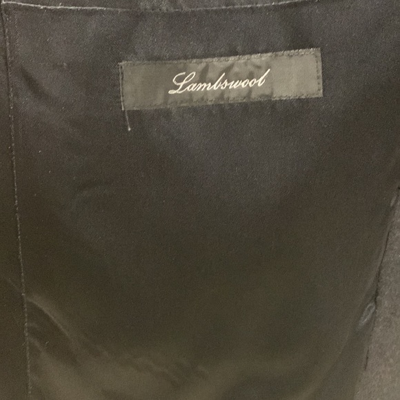 Lord & Taylor Men’s lamb wool pea coat - Picture 3 of 9